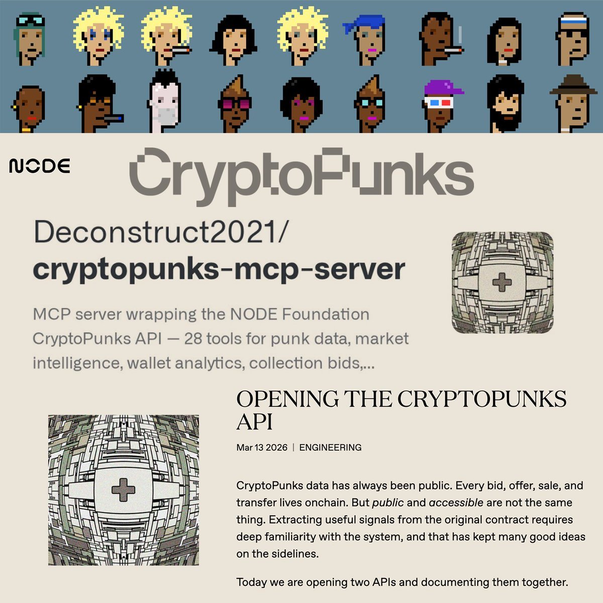 CryptoPunks MCP Server Interface